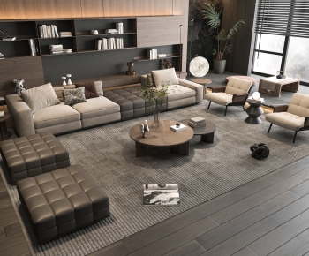 Modern Sofa Combination-ID:453579907