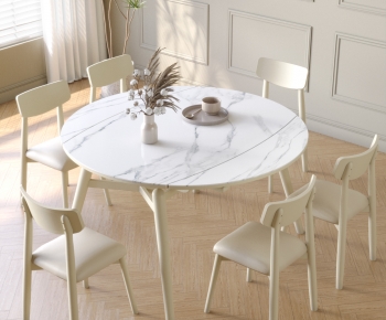 Nordic Style Leisure Table And Chair-ID:540453912