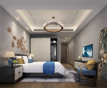 New Chinese Style Bedroom-ID:138276105