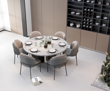Modern Dining Table And Chairs-ID:164995918