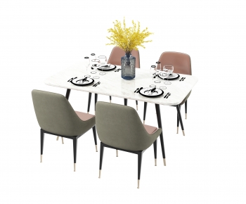 Modern Dining Table And Chairs-ID:471498976