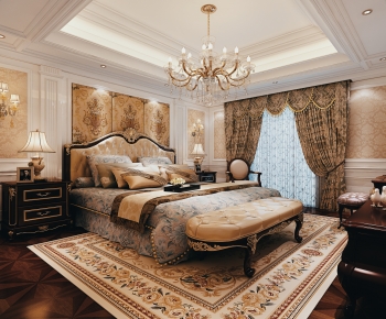 European Style Bedroom-ID:345464947