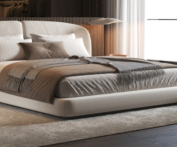 Modern Double Bed-ID:203757052