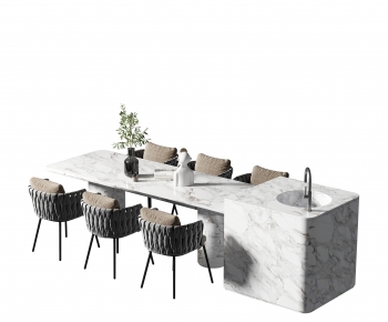 Modern Dining Table And Chairs-ID:702183967