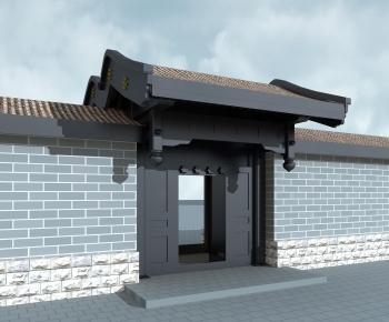 Chinese Style Building Component-ID:245296965