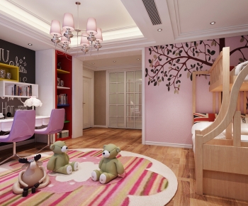 Nordic Style Girl's Room Daughter's Room-ID:851914888