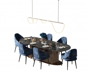 Modern Dining Table And Chairs-ID:704901931
