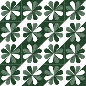 法式摩洛哥绿色花砖-ID:5699491