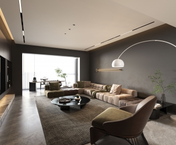 Modern A Living Room-ID:121550662
