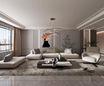 Modern A Living Room-ID:210755115