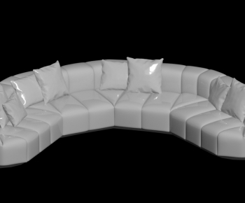 Modern Curved Sofa-ID:645097024