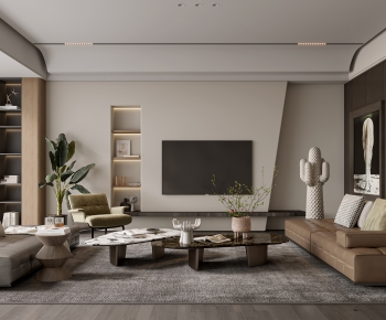 Modern A Living Room-ID:693348882