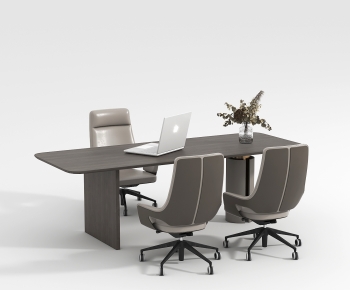 Modern Office Desk And Chair-ID:876394991
