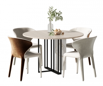 Modern Dining Table And Chairs-ID:225970986