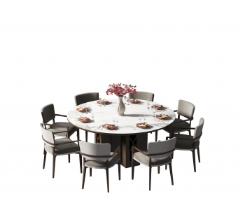 New Chinese Style Dining Table And Chairs-ID:275189943