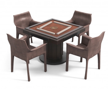 Wabi-sabi Style Mahjong Tables And Chairs-ID:576685914