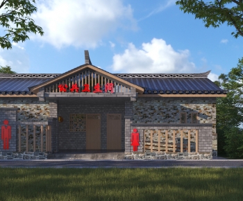 New Chinese Style Public Building-ID:433012967