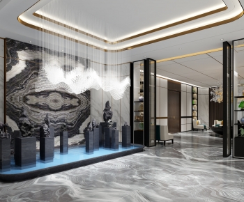 New Chinese Style Lobby Hall-ID:174638039