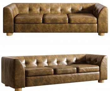Modern Three-seat Sofa-ID:875706916