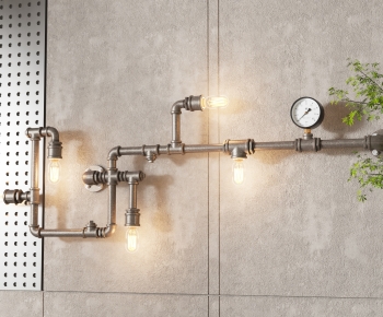 Industrial Style Wall Lamp-ID:525469068