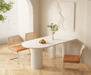 Nordic Style Dining Table And Chairs-ID:506458041