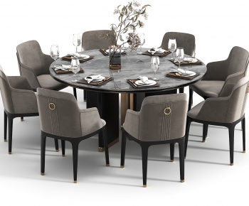 New Chinese Style Dining Table And Chairs-ID:733366974