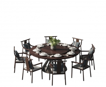New Chinese Style Dining Table And Chairs-ID:993818046