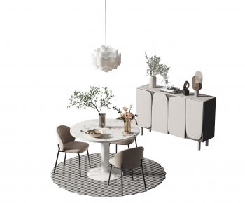 Modern Dining Table And Chairs-ID:645725012