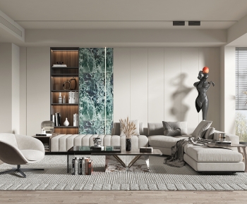 Modern A Living Room-ID:281831983