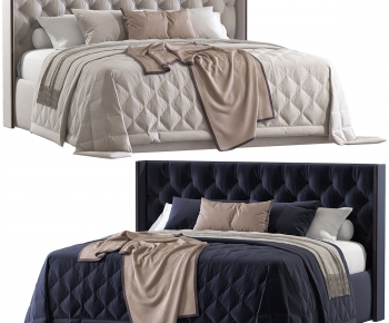 Modern Double Bed-ID:739475972