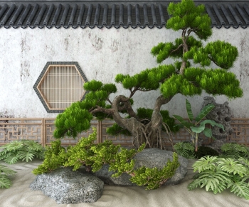 新中式庭院景观小品-ID:463938951
