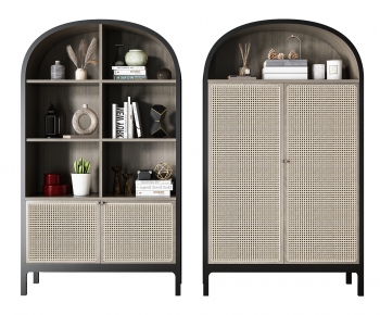 Wabi-sabi Style Side Cabinet-ID:469613083