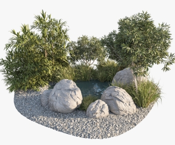 Modern Rockery Waterscape-ID:829812057