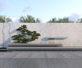 New Chinese Style Landscape Wall-ID:744582893