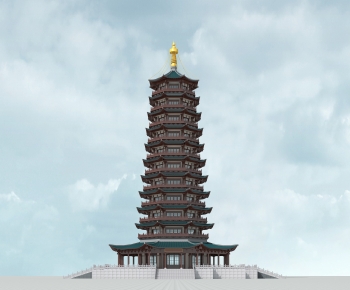 中式古建塔-ID:360450033