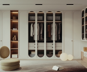 French Style Clothes Storage Area-ID:344305997
