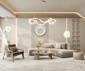 Wabi-sabi Style A Living Room-ID:321490853