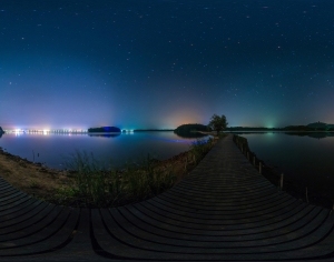 hdr湖面夜景-ID:5702151