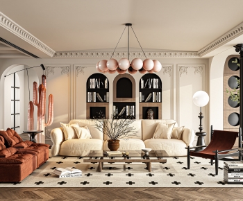 French Style A Living Room-ID:290215971