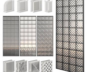 Modern Glass Screen Partition-ID:459882976