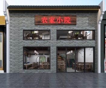 New Chinese Style Facade Element-ID:400229933