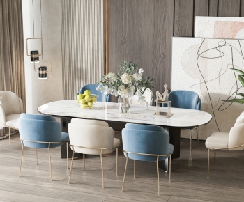 Modern Dining Table And Chairs-ID:211052892