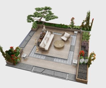 New Chinese Style Courtyard/landscape-ID:217236041