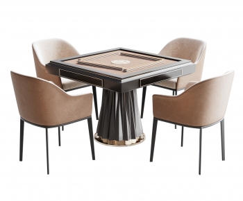 Modern Mahjong Tables And Chairs-ID:447961094