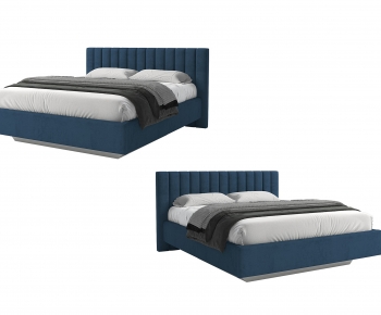 Modern Double Bed-ID:146667964