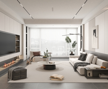 Modern A Living Room-ID:166949031