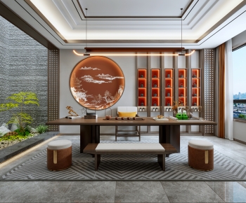 New Chinese Style Tea House-ID:235378036