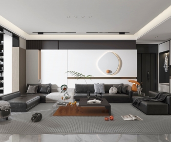 Modern A Living Room-ID:515012031