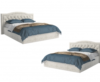 Modern Double Bed-ID:351567034
