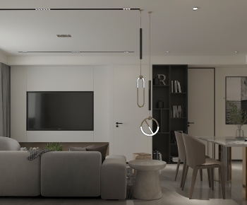 Modern A Living Room-ID:438254127